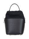 5AC Number Logo Texture Leather Bucket Bag Black - MAISON MARGIELA - BALAAN 3