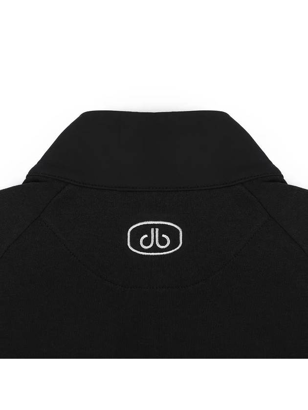 Drew Half Zip Up High Neck Sweatshirt DM41LT31BLACK - DRUH GOLF - BALAAN 5