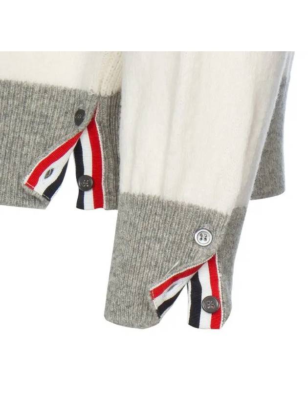 Wool 4 Bar Pullover Knit Top Beige - THOM BROWNE - BALAAN 8