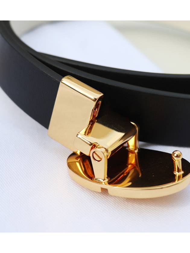 Black White Reversible Belt - DIOR - BALAAN 5