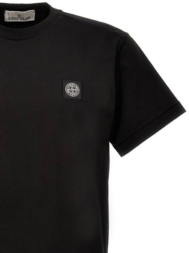 Stone Island Logo Badge T-Shirt - STONE ISLAND - BALAAN 3