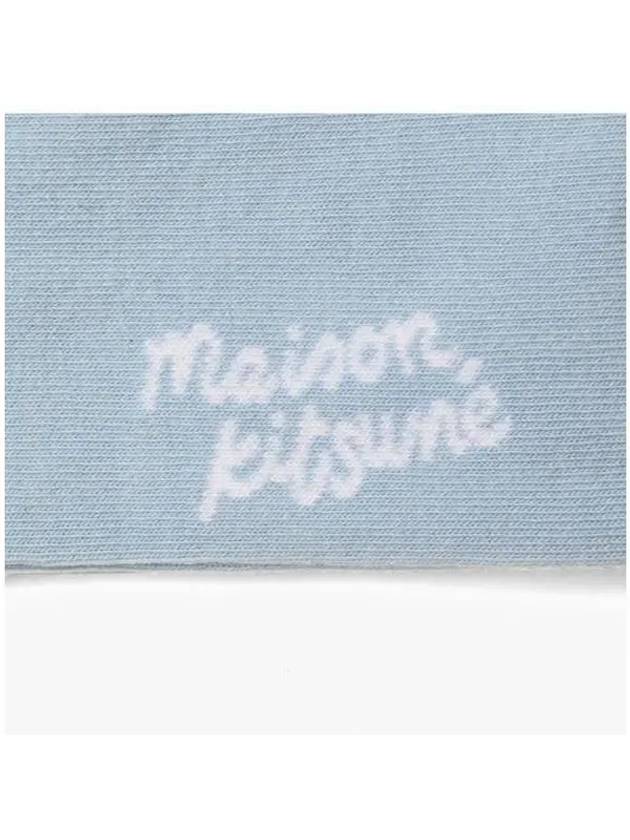 Fox Head Socks Blue - MAISON KITSUNE - BALAAN 6