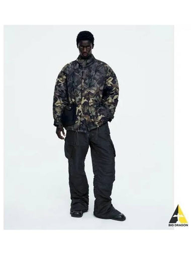 Reversible padded cargo pants apa730m BLACK - ANDERSSON BELL - BALAAN 1