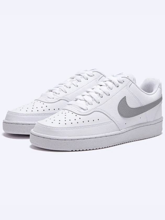 Women's Court Vision Low Next Nature Low Top Sneakers White - NIKE - BALAAN 2
