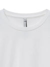 Brushed crewneck t shirt white - NOIRER - BALAAN 10