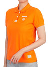 Women’s Icon Short Sleeve PK Shirt Orange - HORN GARMENT - BALAAN 6