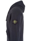 Men's Wappen Patch Sweat Hoodie Navy - STONE ISLAND - BALAAN 5