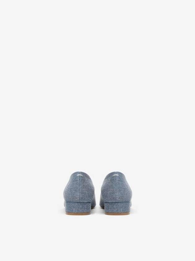 Point Toe 4 Stitch Kiki Denim Flat Blue - MAISON MARGIELA - BALAAN 4