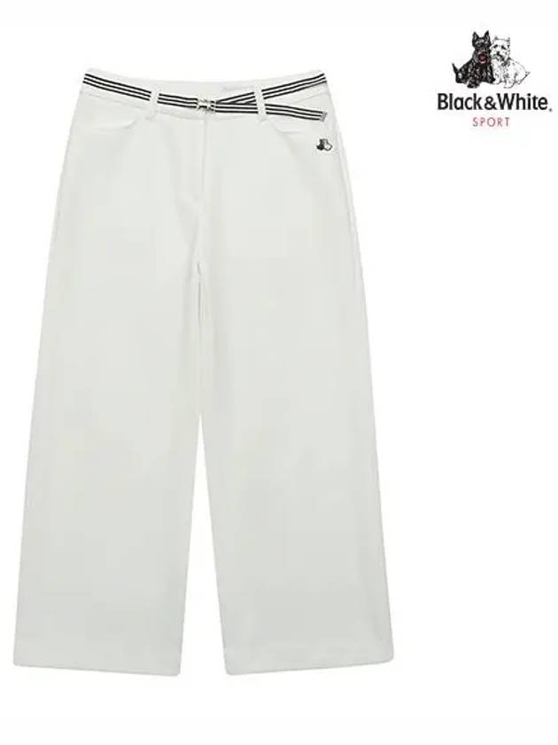 Spring Cushioned Wide Fit 84 Pants 5013LZWPWHITE - BLACK&WHITE - BALAAN 1