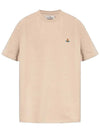 ORB Logo Cotton Short Sleeve T-Shirt Birch - VIVIENNE WESTWOOD - BALAAN 2