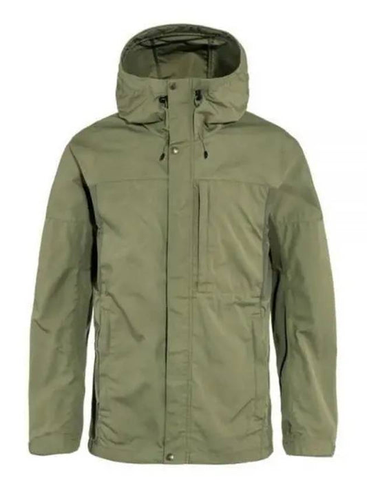 Men's Kaipack Hooded Jacket Green - FJALL RAVEN - BALAAN 1