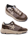 Running Sole Mesh Low Top Sneakers Olive Green - GOLDEN GOOSE - BALAAN 3