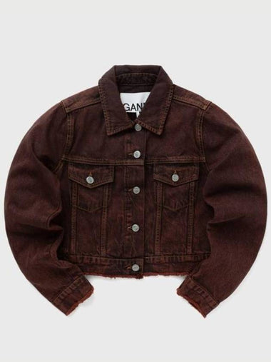 Denim Jacket 732292 Free SHAVED CHOCOLATE - GANNI - BALAAN 1