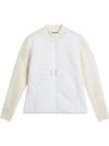 Wren Knit Hybrid Zip-Up Jacket White - J.LINDEBERG - BALAAN 2