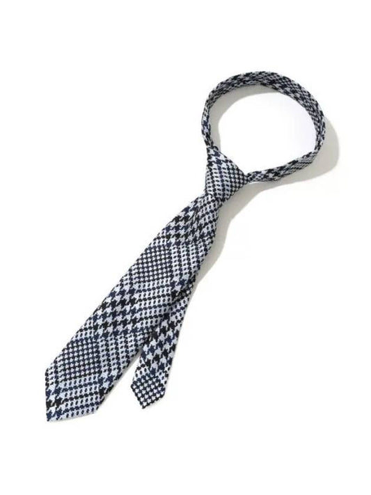 STE001 SPP48 ZHBBL Pattern Silk Tie - TOM FORD - BALAAN 1