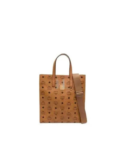 Logo Pattern Tote Bag Brown - MCM - BALAAN 2