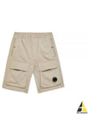 Twill Stretch Lens Utility Shorts Beige - CP COMPANY - BALAAN 2