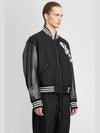 Letterman Striped Bomber Jacket Black - Y-3 - BALAAN 3