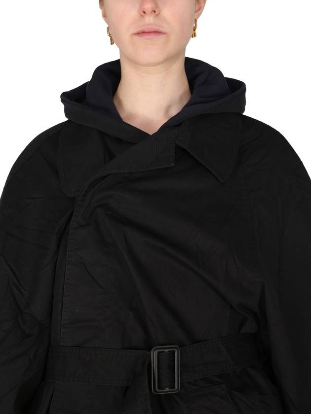 belted single coat black - BALENCIAGA - BALAAN 4