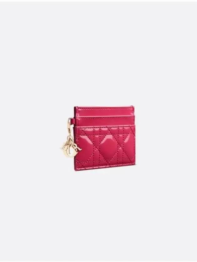 Lady Freesia 5 Slot Card Wallet Fashion Pink - DIOR - BALAAN 3