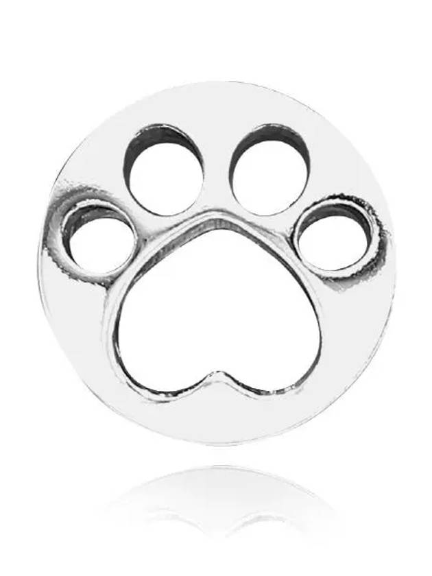 Open Work Paw Print Bracelet Charm Silver - PANDORA - BALAAN 5