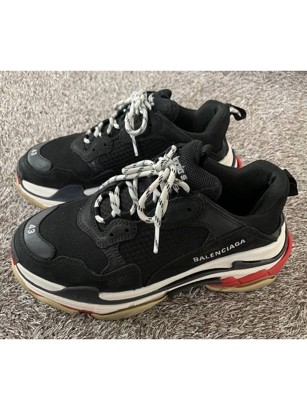 Triple S Multi Bread Black Red 43 280 - BALENCIAGA - BALAAN 1