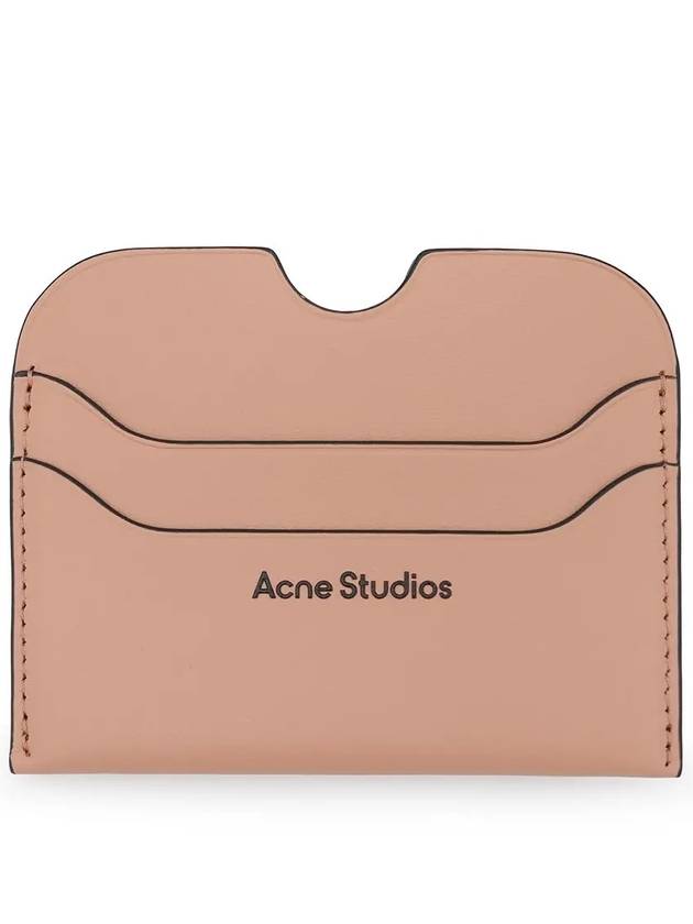 Embossed logo leather card holder CG0234 - ACNE STUDIOS - BALAAN 2