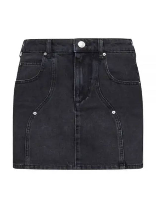 24 VESNA JU0095FB B1H02E 02FK denim skirt - ISABEL MARANT - BALAAN 1