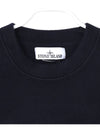 Logo Patch Knit Top Navy - STONE ISLAND - BALAAN 4