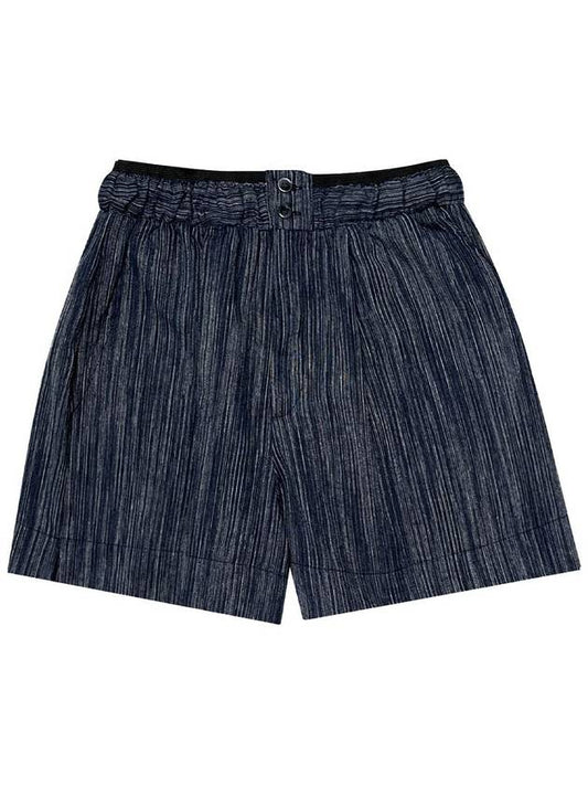 Summer line linen short pants_blue - SMITH ARMOR - BALAAN 2