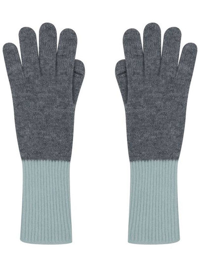 100 cashmere finger hole knit gloves - CALLAITE - BALAAN 2