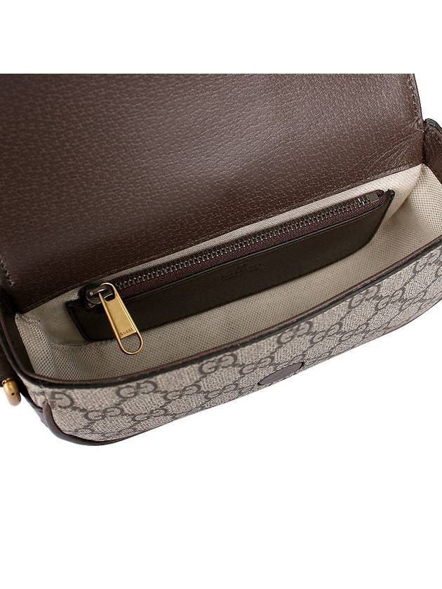 Ophidia Super Mini Shoulder Bag Beige Ebony - GUCCI - BALAAN 11