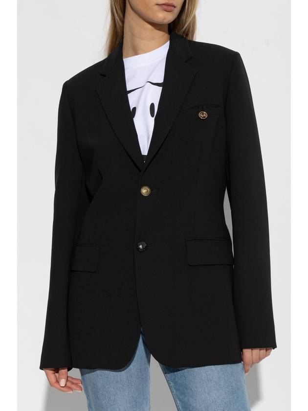 Moschino Blazer With Pockets, Women's, Black - MOSCHINO - BALAAN 3