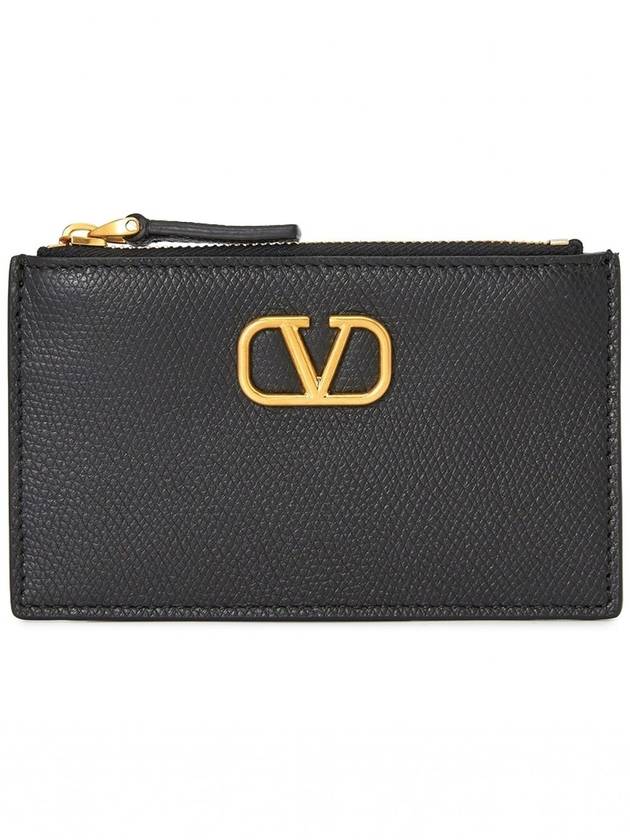 V logo signature women s card wallet P0W17SNP 0NO - VALENTINO - BALAAN 1