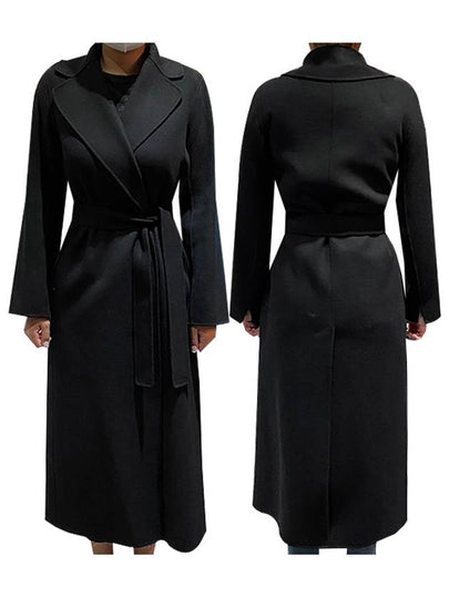 Poldo Belt Wool Single Coat Black - S MAX MARA - BALAAN 2