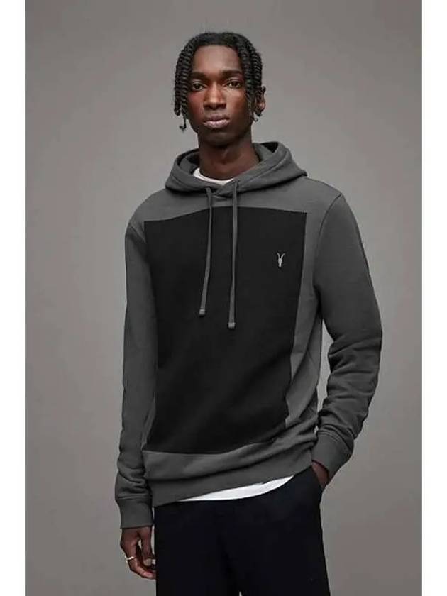 Robke Os Hoodie MF041X 7822 Charcoal - ALLSAINTS - BALAAN 1