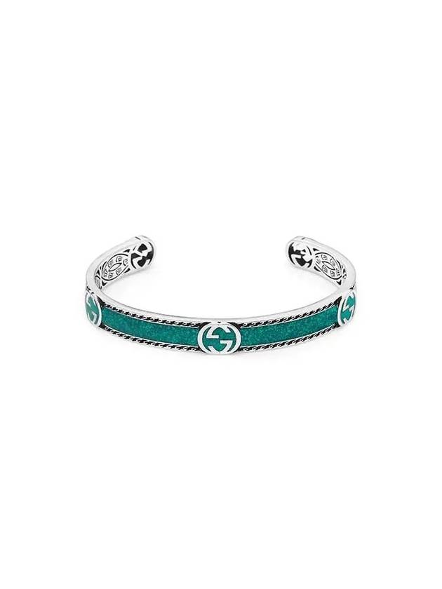 Interlocking G Bracelet YBA645570001 Green - GUCCI - BALAAN 2