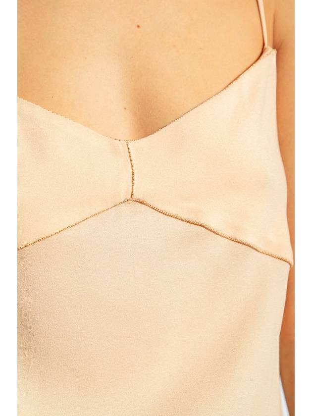 Fabiana Filippi Embellished Tank Top, Women's, Beige - FABIANA FILIPPI - BALAAN 5