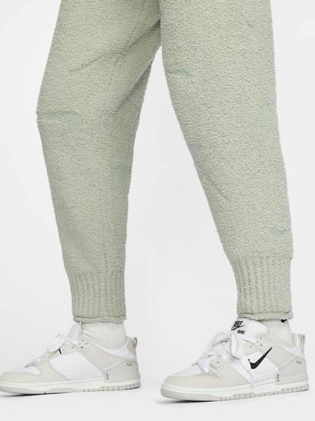 Sportswear Phoenix Cozy Bouclé High Waist Oversized Knit Pants Jade Horizon - NIKE - BALAAN 5