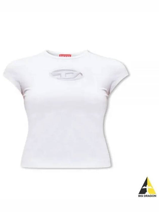 T Angie Peekaboo Logo Short Sleeve T-Shirt White - DIESEL - BALAAN 2
