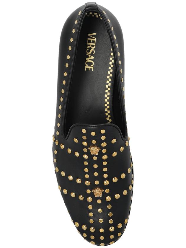 Versace Leather Shoes, Men's, Black - VERSACE - BALAAN 6