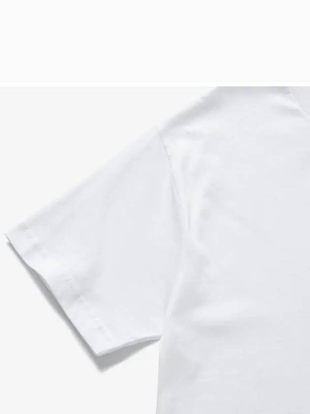 Heart Logo Cotton Short Sleeve T-Shirt White - A.P.C. - BALAAN 4