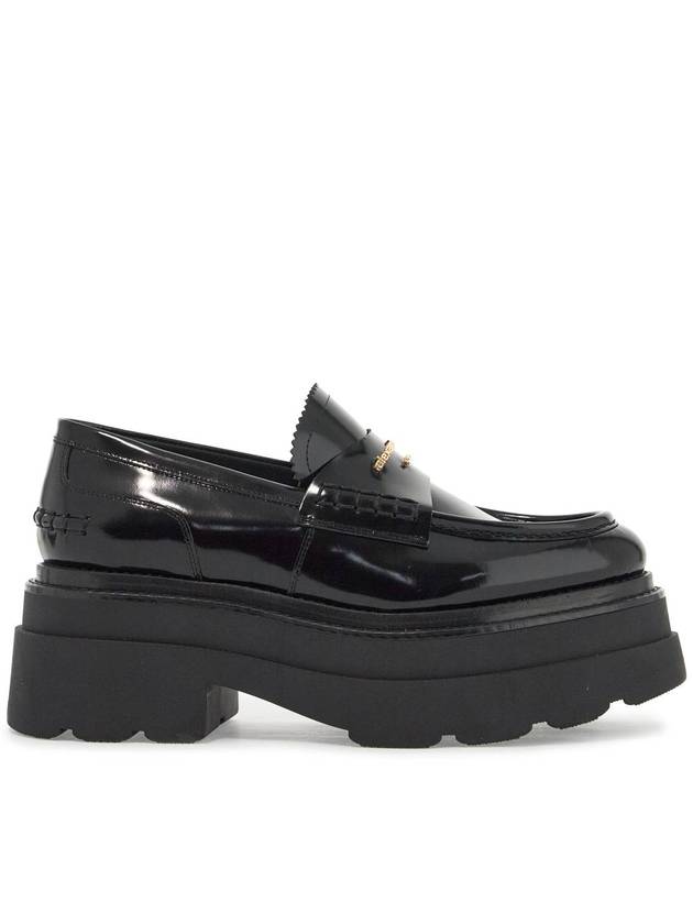 CARTER leather platform loafers black - ALEXANDER WANG - BALAAN 2