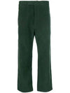 Men's Corduroy Straight Pants Dark Green - THOM BROWNE - BALAAN 2