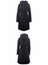 Jaseur hooded long padded jacket navy - MONCLER - BALAAN 6