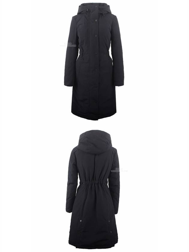 Jaseur hooded long padded jacket navy - MONCLER - BALAAN 6