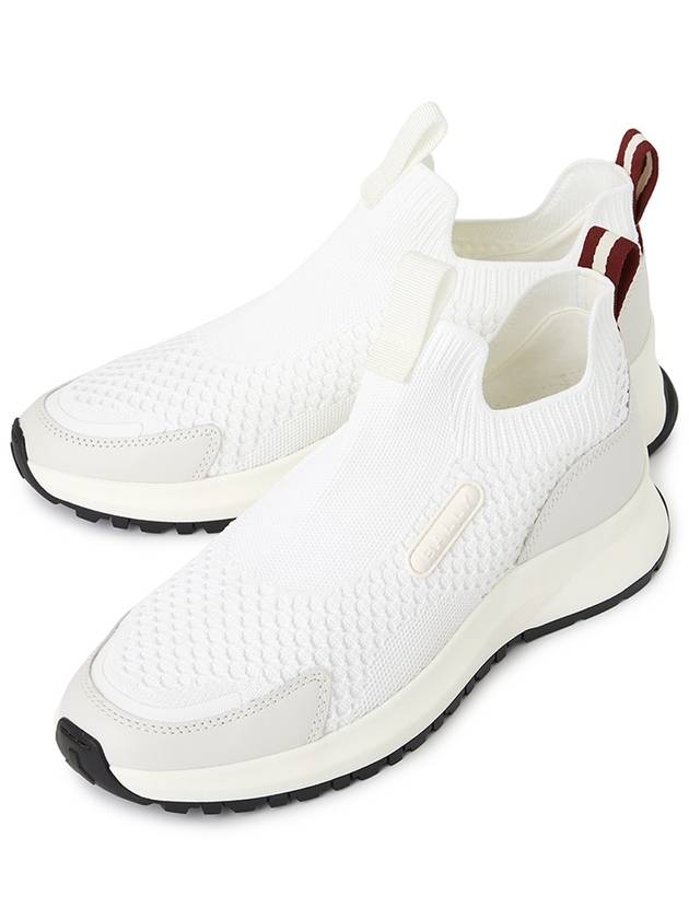 Outline Knit Slip Ons White - BALLY - BALAAN 2