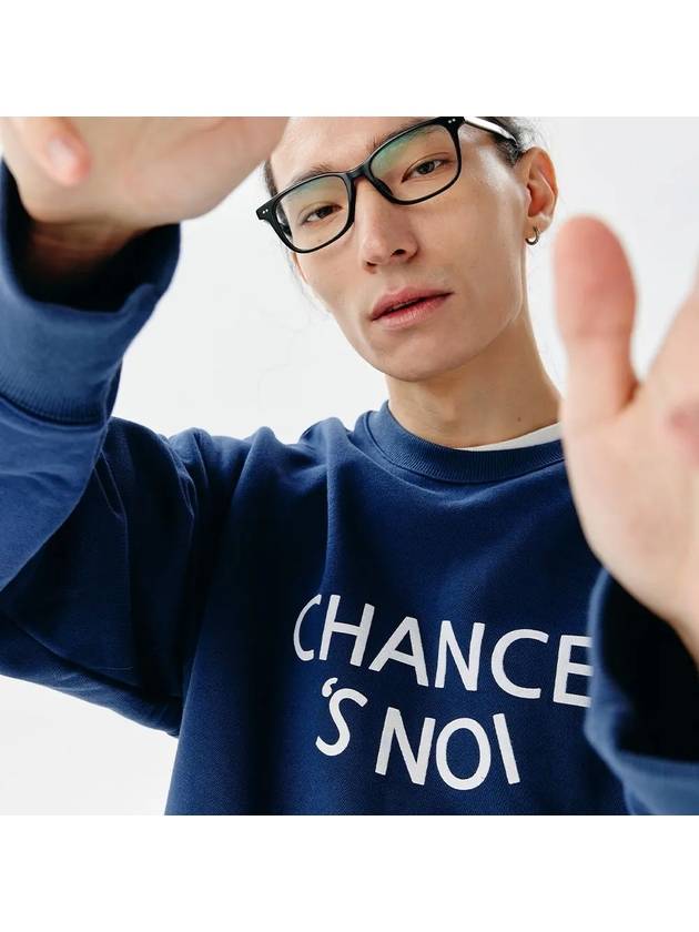 Unisex CHMTM Snowy Sweatshirt Navy - CHANCE'S NOI - BALAAN 7