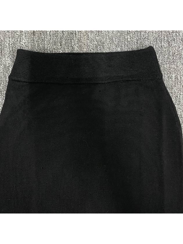 Women's Bea Wool Knit Pencil Skirt Black - VIVIENNE WESTWOOD - BALAAN 5