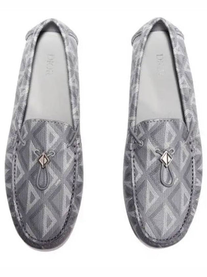 CD Diamond Drawstring Loafers Grey - DIOR - BALAAN 2